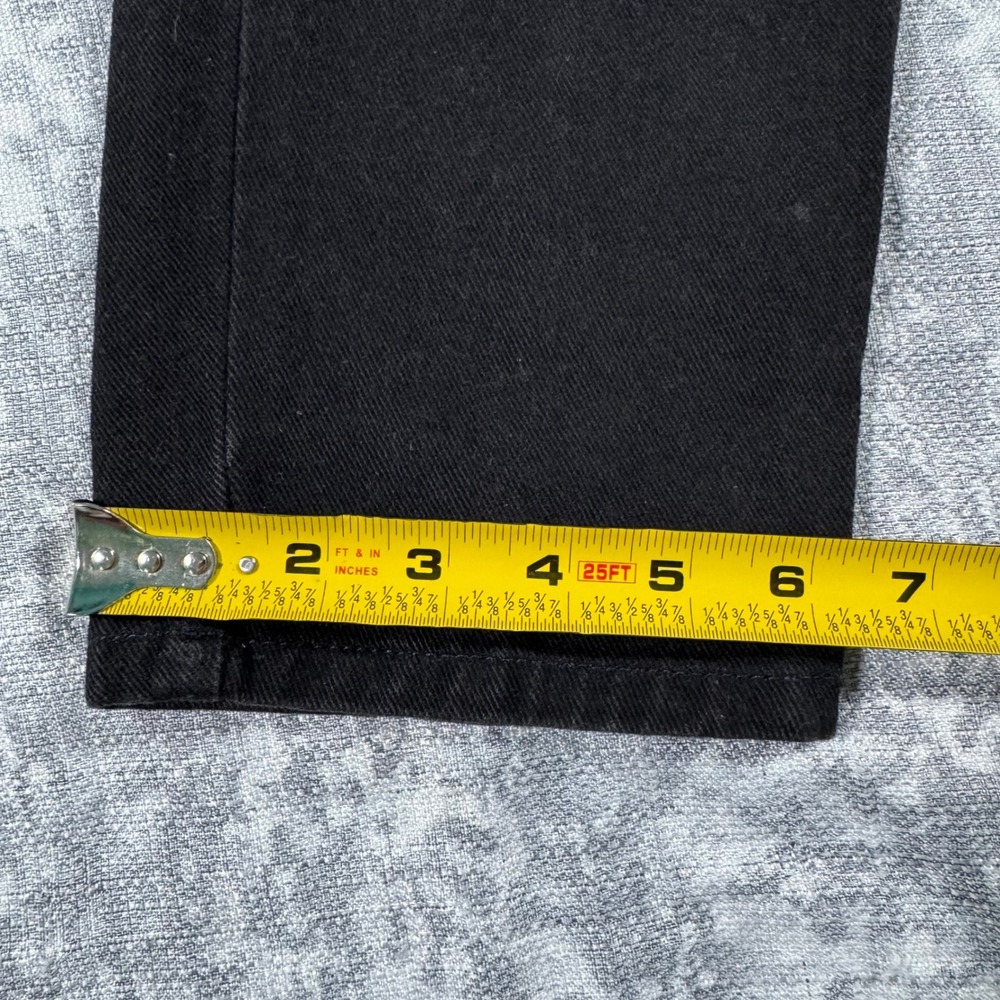 Vintage 80s Liz Claiborne Lizwear Jeans Women's 24 Black High Rise Straight Leg - Picture 3 of 14